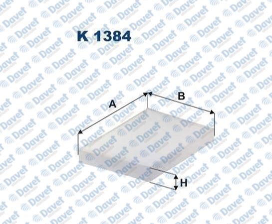 FILTRON K1384 Polen Filtresi Volvo S90 (234) / V90 Ii ( 235-236) / Xc60 Ii (246) 18> Xc90 (256) 15>